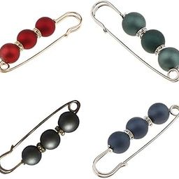 ™ Rhinestone Spacer Beads Pin Brooch Clip Scarf Hat Red Blue Gray Green | Fashion Jewelry-image-61