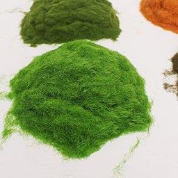 DEZIINE�Artificial Grass Powder for Craft Decor Micro Landscape Decoration & Building Model Material (Green) (100 Gram)-image-70