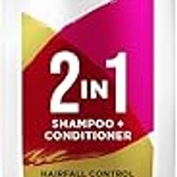 Pantene Advanced Hairfall Solution, 2in1 Hairfall Control Shampoo + Conditioner, Pack of 1, 180ML, Pink-2