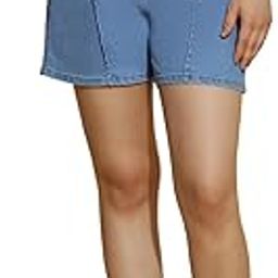 KOTTYY Women's Solid High Waist Denim Shorts || Casual Summer Shorts for Women's & Girls-picture-14