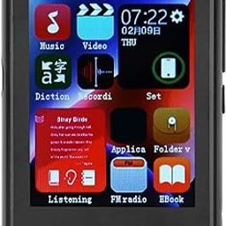 MP3 Player, 2.4 Inch Full , 5.0 HD Noise Reduction Portable MP3 Music Player for Music Lovers, Support FM Radio (Black)-27