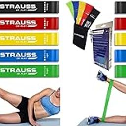 Strauss Natural Latex Resistance Loop Bands | Smell-Free & Skin Friendly | Useful for HIPS, Arms & Legs Workouts. Tear Resistant & Anti-Slip | Theraband for Fitness & Toning (Pack of 2)-10