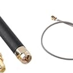NBR GSM Omni Directional Whip Rubber Duck WiFi 2.5dbi Antenna 5Ghz Mini Rubber Antenna with RF SMA Femaele to UFL Ipex 15cm Cable- 02 pcs.-image-25