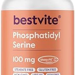 Athinika Nutrition PHOSPHATIDYLSERINE 100MG PER CAPSULE (120 VEGETARIAN CAPSULES) WITH SHARP-PS� GREEN - PATENTED AND CLINICALLY TESTED - STEARATE FREE - SOY FREE - GLUTEN FREE - VEGAN - NON GMO-28