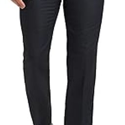 Men Slim Fit Polyester Blend Flat Front Formal Trouser-picture-45