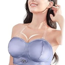 Massage Bra for Women/Girls/Ladies Massager Bra/Bra for Breastfeeding Moms to Relieve Pain and Clogs (Grey)-image-56