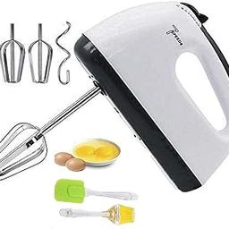 260W Electric Hand Mixer | 7-Speed Hand Blender for Cake, Cream, Egg Beating | Includes Spatula, Oil Brush & Cake Decorating Tools | Lightweight Food Blender for Whipping & Baking-picture-17