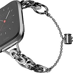 TenCloud Metal Bands for Amazfit Bip 3 Pro/Bip U Pro/Bip S Lite, Adjustable Replacement Strap Bracelet Intended for Amazfit Bip 3 Pro (Black)-image-21