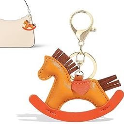 Bag Charm Brown Horse Bag Charms for Handbags Cute Little Pony Keychain Backpack Charm Handbag Gift Key Chain for Girls Women-image-68