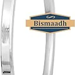 bismaadh Sikh Punjabi Flat Kada Stainless Steel Bracelet For Men & Women 5mm Thickness, 6.4cm-picture-16
