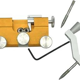 SECRET DESIRE™ Manual Chainsaw Sharpener Kit with 2X Grinding Head for Chainsaw Accessories Yellow-image-39