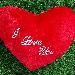Niku Heart Shape Cushion Pillow Valentine Gift for Girlfriend Boyfriend Couples Husband and Wife Valentine's Day Love Valentine Gift Item (12"X12")-picture-27