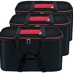 Perpetual Organisers Storage Box For Clothes - Non Woven MultiPurpose Large Size Under Beded Storage Bag For Blanket, Bedsheets And Dresses With Zipper Closure (Pack-3) A-image-63