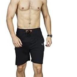 Men's Cotton Regular Fit Shorts_Black_XLarge-image-33