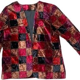 Beautiful Maroon Black Cheques Velvet Coat for wedding, gifts, party, diwali festivals-picture-15