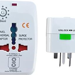 Geni All-in-One Universal Travel Adapter Plug | Worldwide Power Charger with USB Port | AC Socket Converter | Electric Plug Adapter for Travel (1 Pack, White)-27