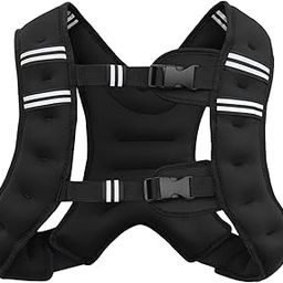 SECRET DESIRE Creations Weighted Vest Iron Sand Fitness Weighted Jacket for Running Calisthenics Gym Black 12LB-image-46