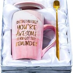 NYRWANA Coffee Mug, Gift for Women Birthday Special, Mugs for Gift, Ceramic Mug, Coffee Mug with Lid, Gift Items for Women Birthday, Birthday Gift for Girls, Mug with Spoon & Gift Box (400ml - Pink)-image-16