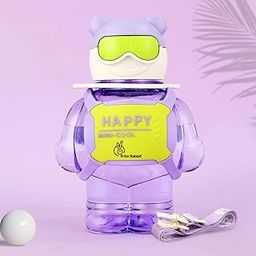 R for Rabbit Tritan Astro Premium Baby Water Sipper for Kids | BPA Free & Non Toxic Leak Proof Drinking Silicone Straw Sippy Cup for 12+ Months Baby Boy and Girl (1000 ml,Purple)-7