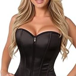 Women's Lavish Front Zipper Corset-picture-50