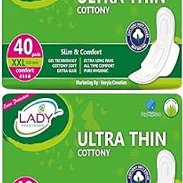 Lady Freshener Ultra Thin Sanitary Pads XXL 320mm – Cottony Soft Surface, 12-Hour Leak Protection, Breathable and Comfortable, Lightweight Design for Day & Night Use, Heavy Flow Protection-image-32