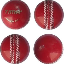 TIMA Sports Fun Poly Hard Synthetic Red Cricket Ball (Red Pack of 4)-image-20