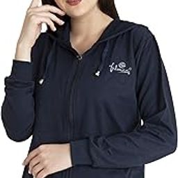 Originals 100% Cotton CozyKnit Essentials Full-Zip Long Sleeve Hoodie Jacket for Women-image-55