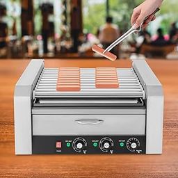 Mann Mart‚Commercial Bread Maker: 11 Rollers, 30 Hot Dog Capacity, 9.5L Insulated Drawer, 1560W High-Power Baking-image-6
