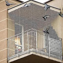 Kuber Industries Bird Net | Nylon Bird Control Net | Net For Balcony | Child Protection Net | Anti Bird Net | Net for Pigeon | Monkey Net | Net for Graden | 6X10 Feet | White-2