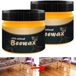 Beeswax Wood Polish – Natural Wood Seasoning and Cleaner for Tables, Chairs, Doors, and Floors – Restores Shine and Protects Wooden Furniture (100GM – Pack of 2)-image-43