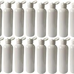 200ml Empty Milky Round White Fliptop Plastic Bottles Refillable Travel Size Cosmetic Travelling Containers Small Leak Proof Squeeze Bottles for Toiletries,Shampoo|Pack of 6-picture-22