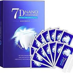 DOKMOE 14 Pcs Teeth Whitening Strip 7D Nano Teeth Whitener Kits, Deep Stains Removal Tooth Whitening, Enamel protector for Teeth Whitening Without The Sensitivity Dentist Oral Care Formula-image-92