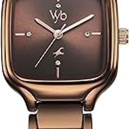 Fastrack Alloy Analog Brown Dial Women's Watch-Fv60024Qm01W,Brown Band-picture-15