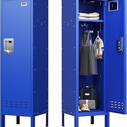 BUTISOW Metal Cabinet Home Office Storage,Lockers,Lockable Employees Metal Locker with Door,54" Height Steel Locker,Lockable Steel Locker for Gym,School,Home,Office,Garage,Assembly Required-image-51