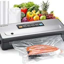 INKBIRD Cordless Vacuum Sealer Machine INK-VS06 with Starter Kit Rechargeable Food Vacuum Sealing Built-in Cutter Pro Food Preservation Kit -80kPa Ideal for Kitchen Camping Outdoor Cooking-image-4