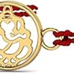 Ganesha 18K Gold Rakhi Bracelet for Brother For Men-image-91