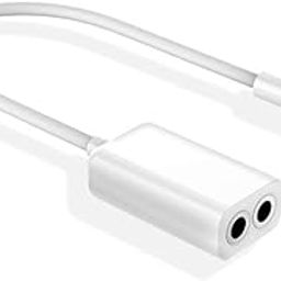 JGD PRODUCTS 3.5mm Jack 1 Male to 2 Female Stereo Headphone Earphone Jack Y Splitter Audio Auxiliary Adapter Cable-5