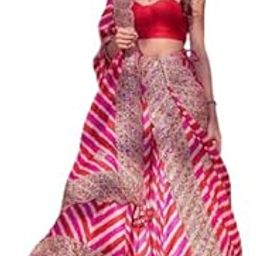 Navratri Collection Tussar Silk Lehenga Choli Patola Print with Foil Work-picture-40