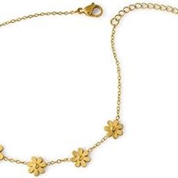 Floral Finesse Anklet for Womens Waterproof & Anti-Tarnish-image-39