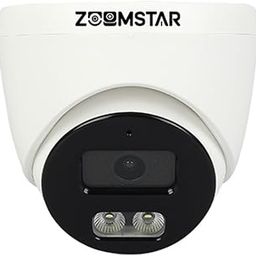 2.4MP IR Dome Security Camera | 3.6mm Fixed Lens | Max 25/30fps at 2.4MP | DWDR, Day/Night Color Vision (ICR) | Range of 20 Mtrs., Smart IR | Support Built-in Mic & All DVR - ZS-HD-D21CA-10