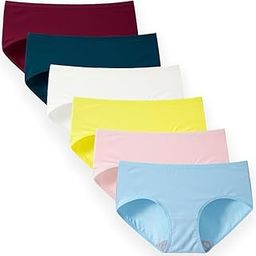 Breathable Cotton Underwear Panties for Women Stretchy Underwear for Women Briefs Hipster Panties for Girls Regular & Plus Size Underpants for Ladies Combo (Pack of 6)-image-4