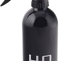 FOLELLO Aluminium Empty Spray Bottle with Light Weight Spray Pump | Long Lasting Professional Multipurpose Sprayer for Salon, Home & Parlours (Black, 400ML)-image-8