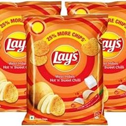 Lay's Hot and Sweet Chilli Potato Chips, 12g, Pack of 3-image-25