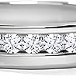 925 Hallmark Silver Adjustable Ring With Classic Diamond for Men | Rhodium Plated | With Certificate of Authenticity-image-74
