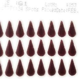 Eyetex Pallavi G1 Maroon bindis(pack of 10 flaps)-7