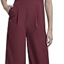 Women Maroon Choker Neck Band Stylish Latest Western Jumpsuit (Maroon, Size : XS – XL)-picture-24