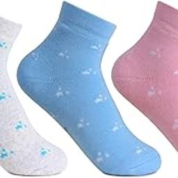 Women's Cushioned Multicolor Sports Socks- Pack Of 3-50
