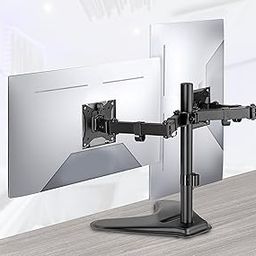PROLEGEND PL-MS322 Dual-Monitor Desk Stand/Computer Monitor Stand Screen Size from 17"- 32”-12