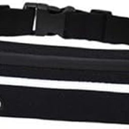 4xRunning Belt Waist Packs Run Pouch Waist Belt Purse Camping Waist Fanny Pack Black-image-21