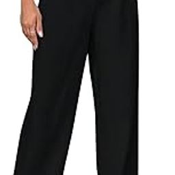 Womens High Waist Straight Fit Trousers | Solid Korean Stretchable Pants for Women | Regular Fit Elastic Waist Full Length Formal Trouser for Casual & Office Wear | Womens Pant-image-18
